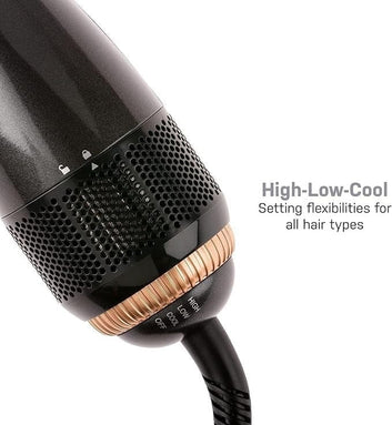 2-in-1 Design - Professional Hair Dryer Brush