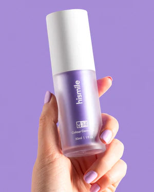 Hismile V34 - Hismile V34 Colour Corrector - Instant Teeth Whitening for Yellow Stains - Teeth Whitening Paste